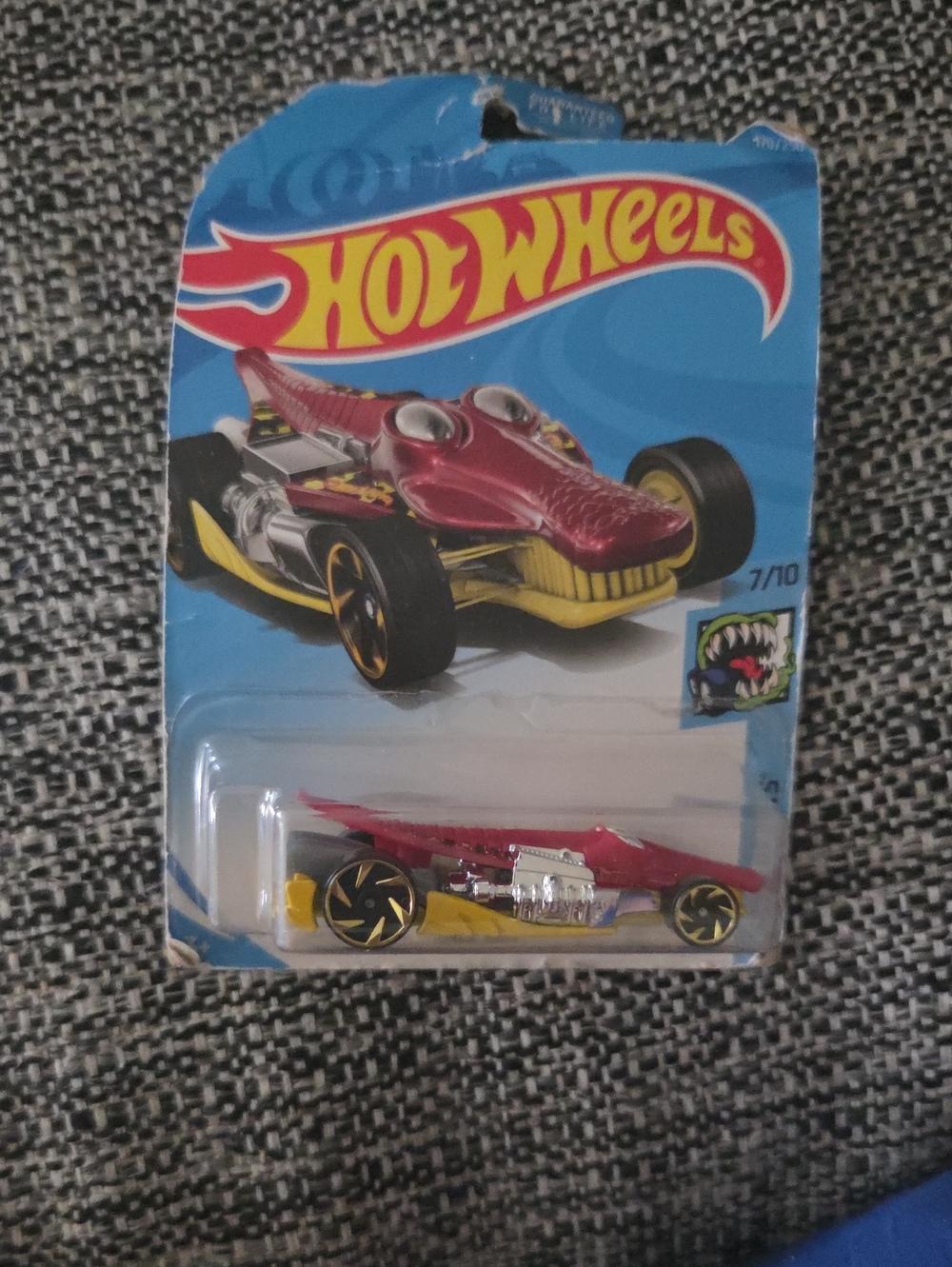 Red & Yellow Croc-Style Toy Car - Kids Vehicles